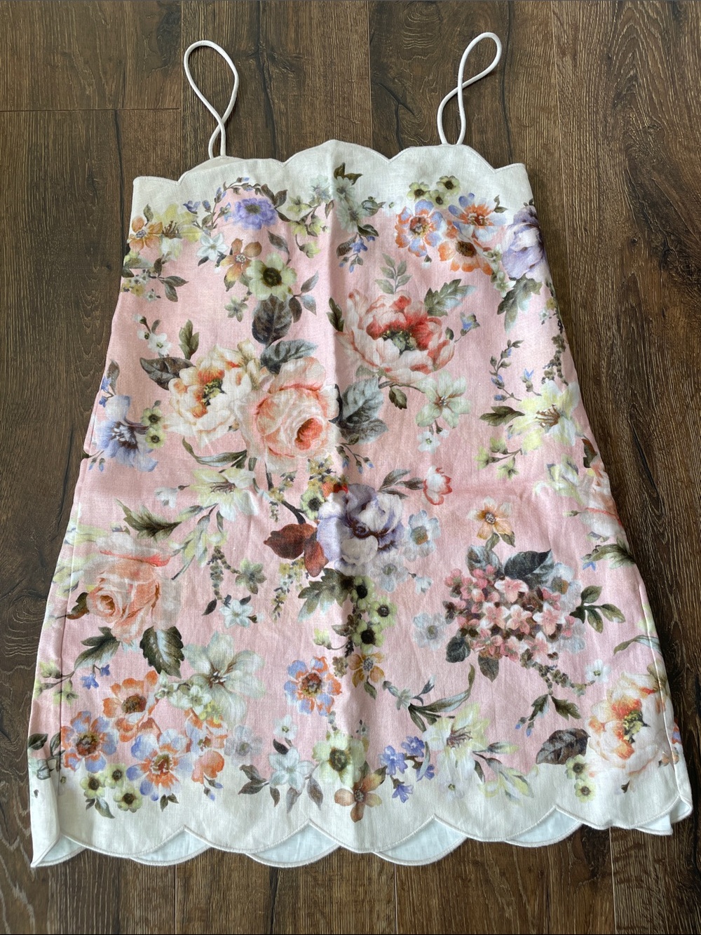 NWT Zimmerman Acacia Scallop Mini Dress